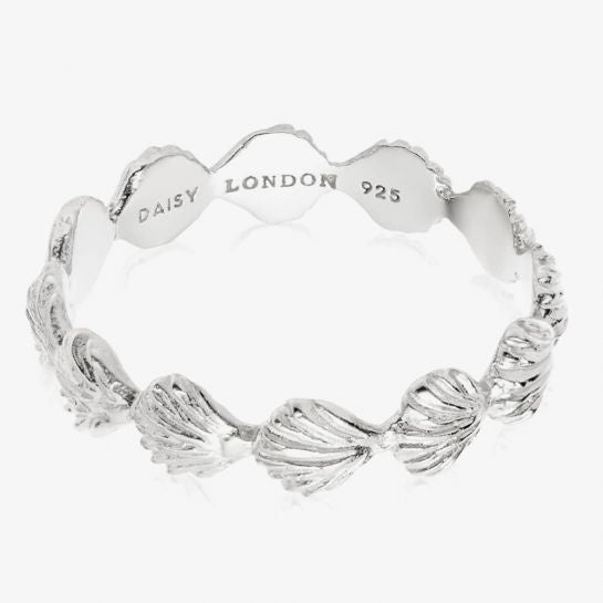 Sterling Silver Shell Stacking Ring