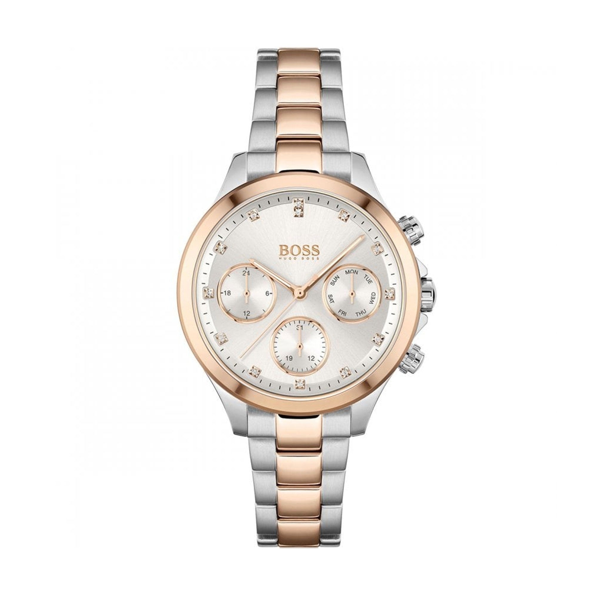 BOSS Two Tone Hera Sport Lux Ladies Watch