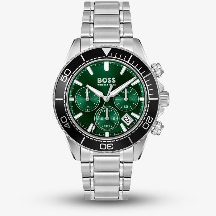 Sealiner Green Gents Chronograph