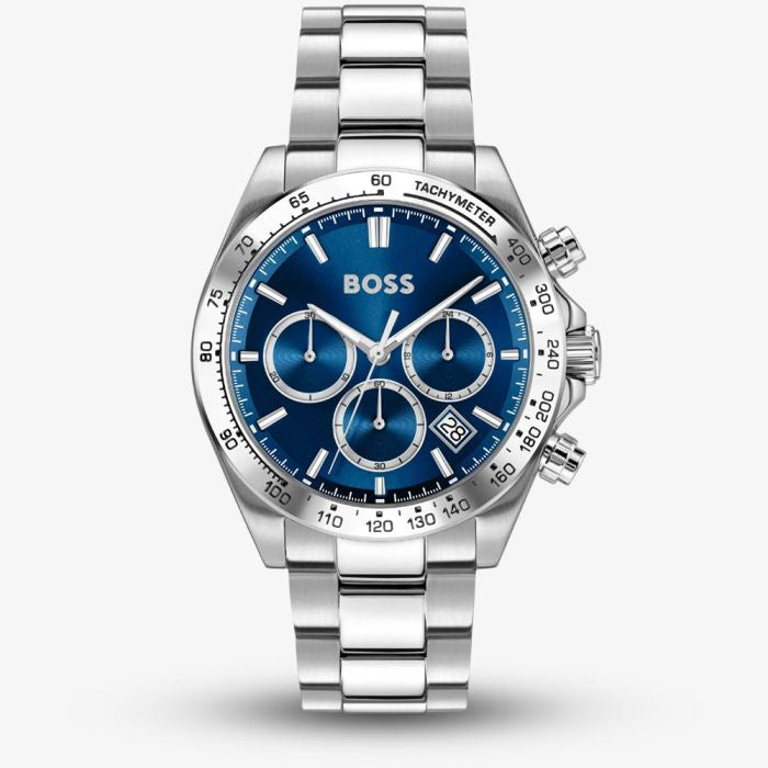 Hero 2.0 Blue Chronograph Steel Gents Watch