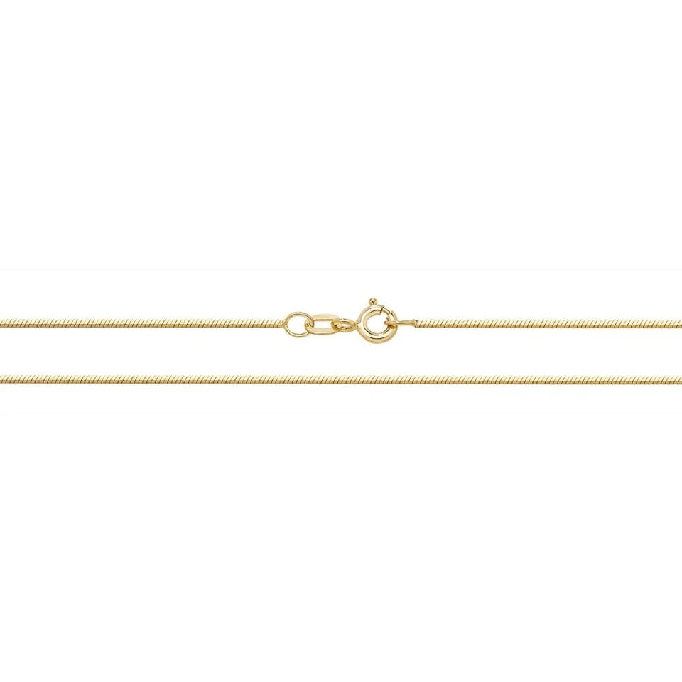 9ct Yellow Gold DC Snake Chain