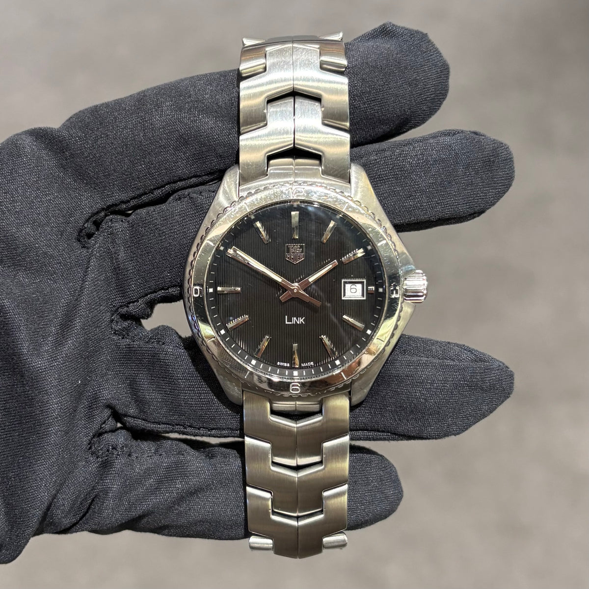 Pre-Owned Tag Heuer Link Steel Quart Watch WAT1110