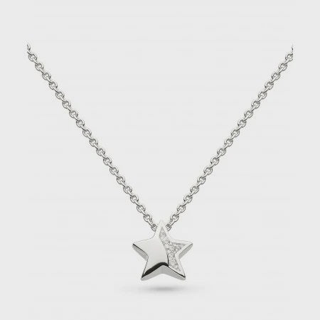 Miniature Sparkle Shining Star Silver Necklace