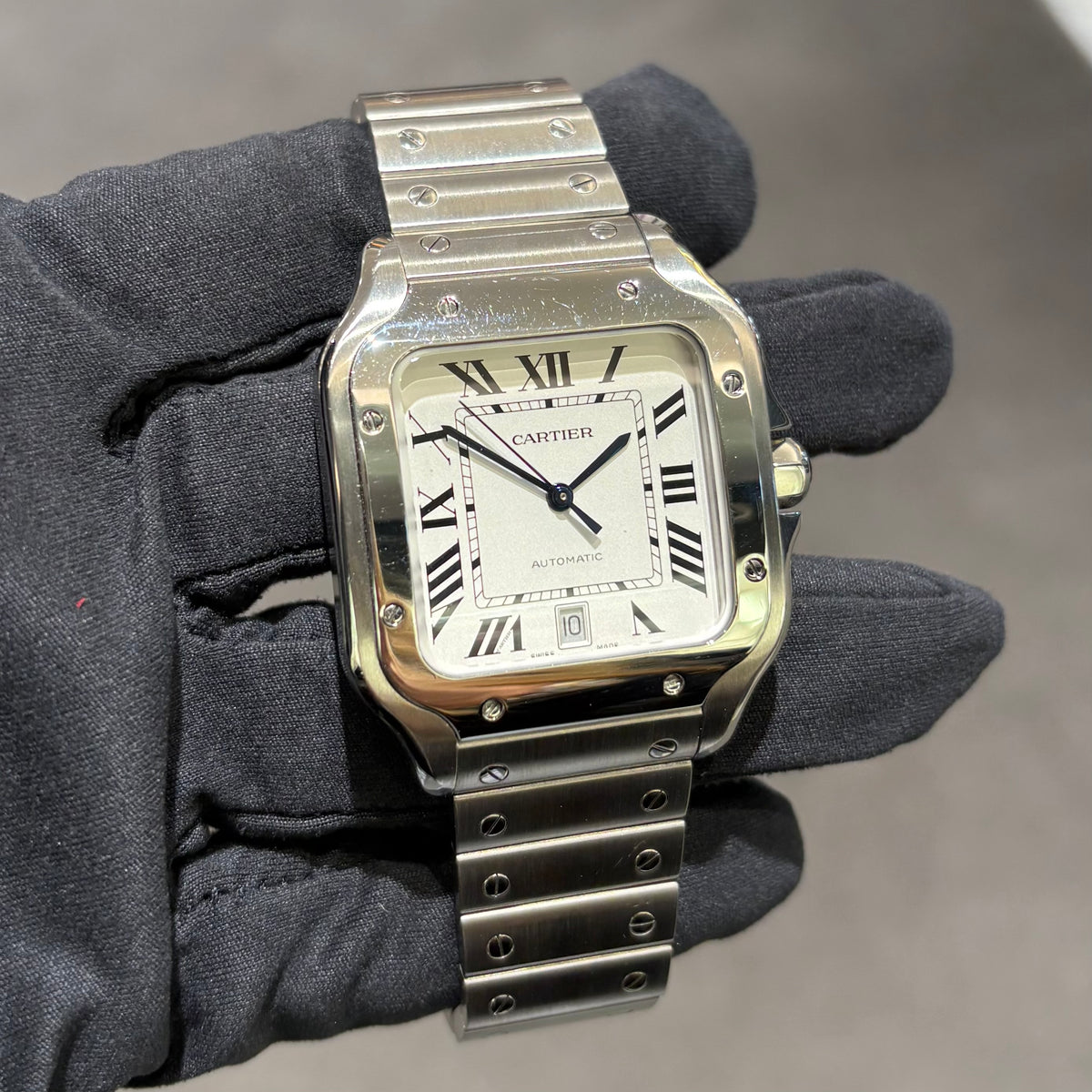 Pre-Owned Cartier Santos  Large WSSA0018