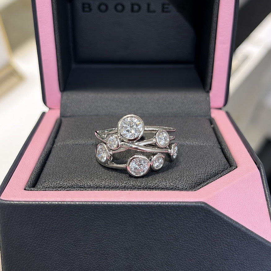 Pre-Owned Boodles Platinum Raindance 2.09ct Diamond Ring