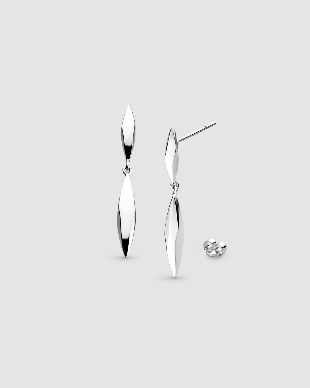 Glint Stud Drop Earrings