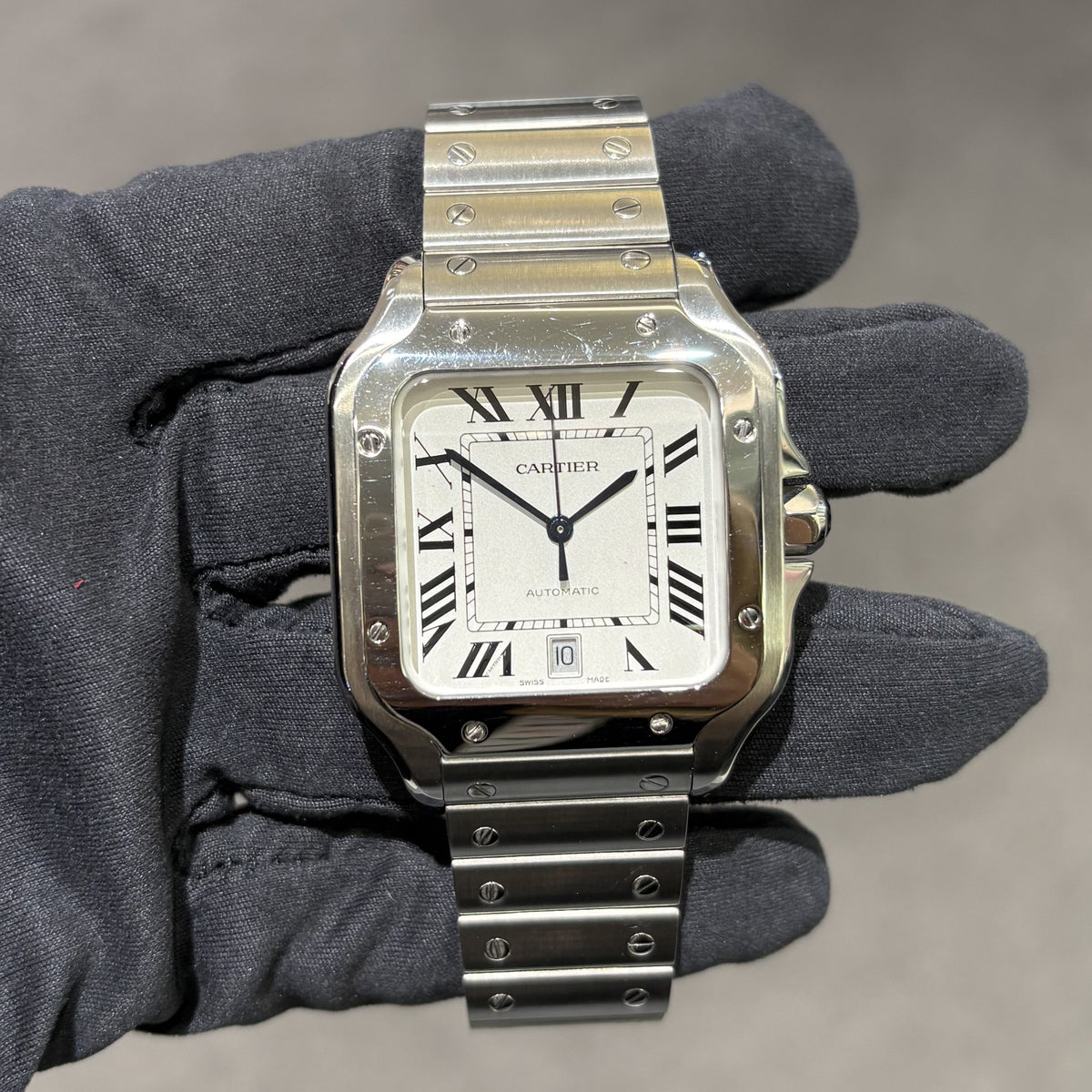 Pre-Owned Cartier Santos  Large WSSA0018