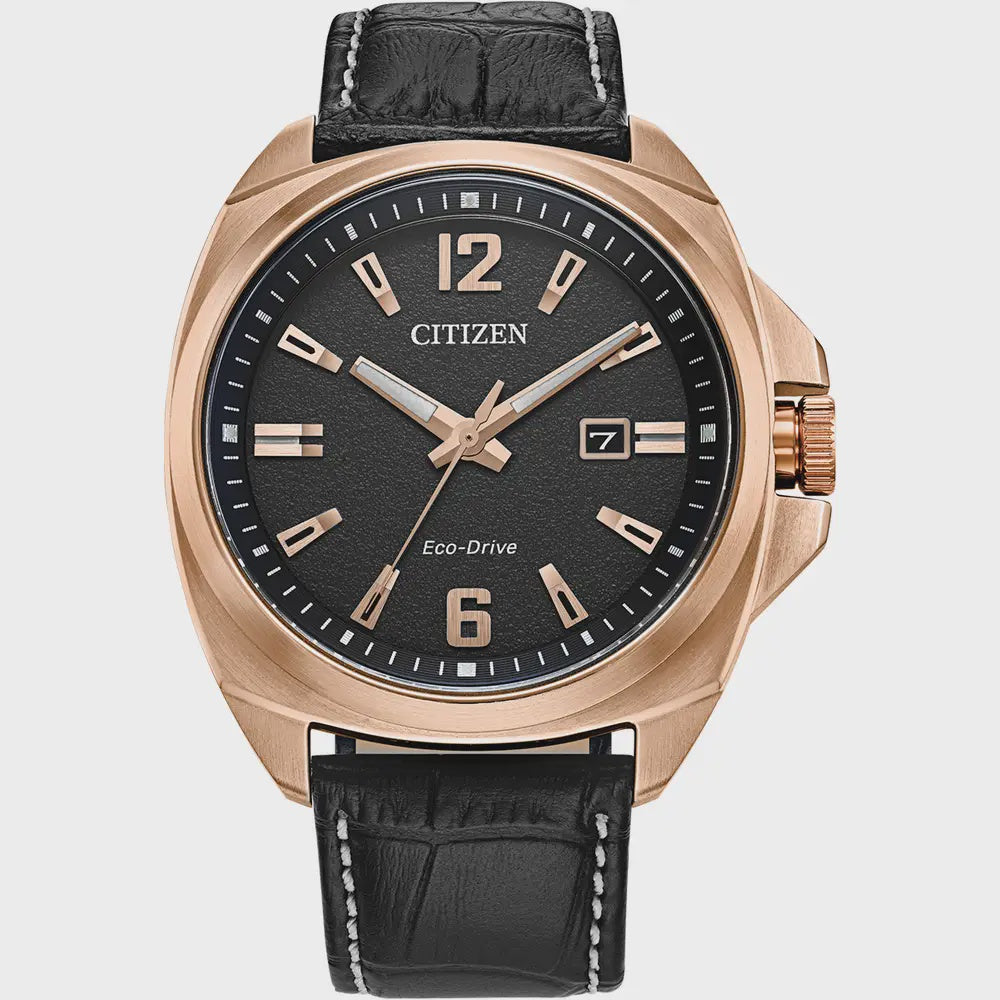 Citizen Gents Rose Tone Eco Drive Watch