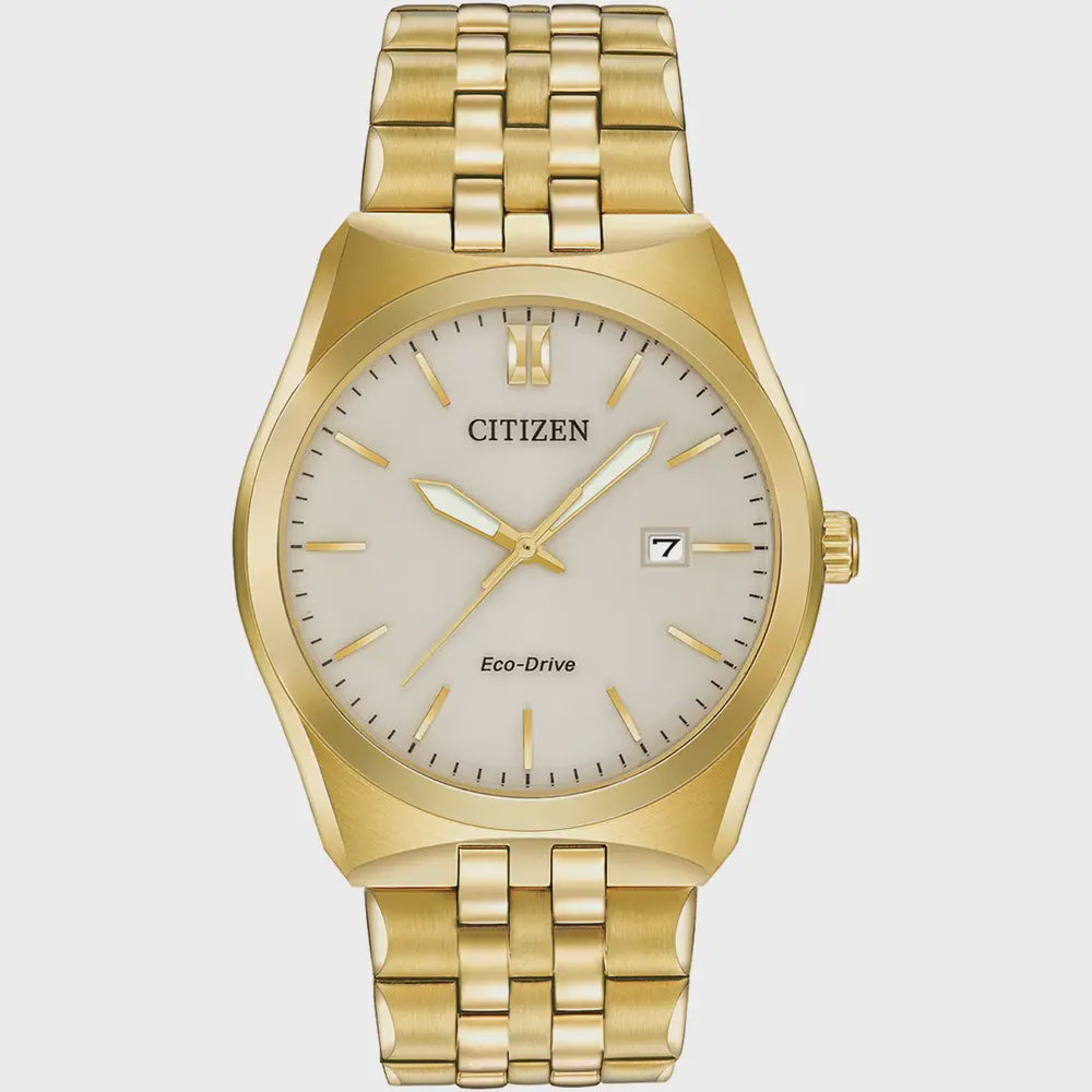 Citizen Gents Gold Tone Eco Drive