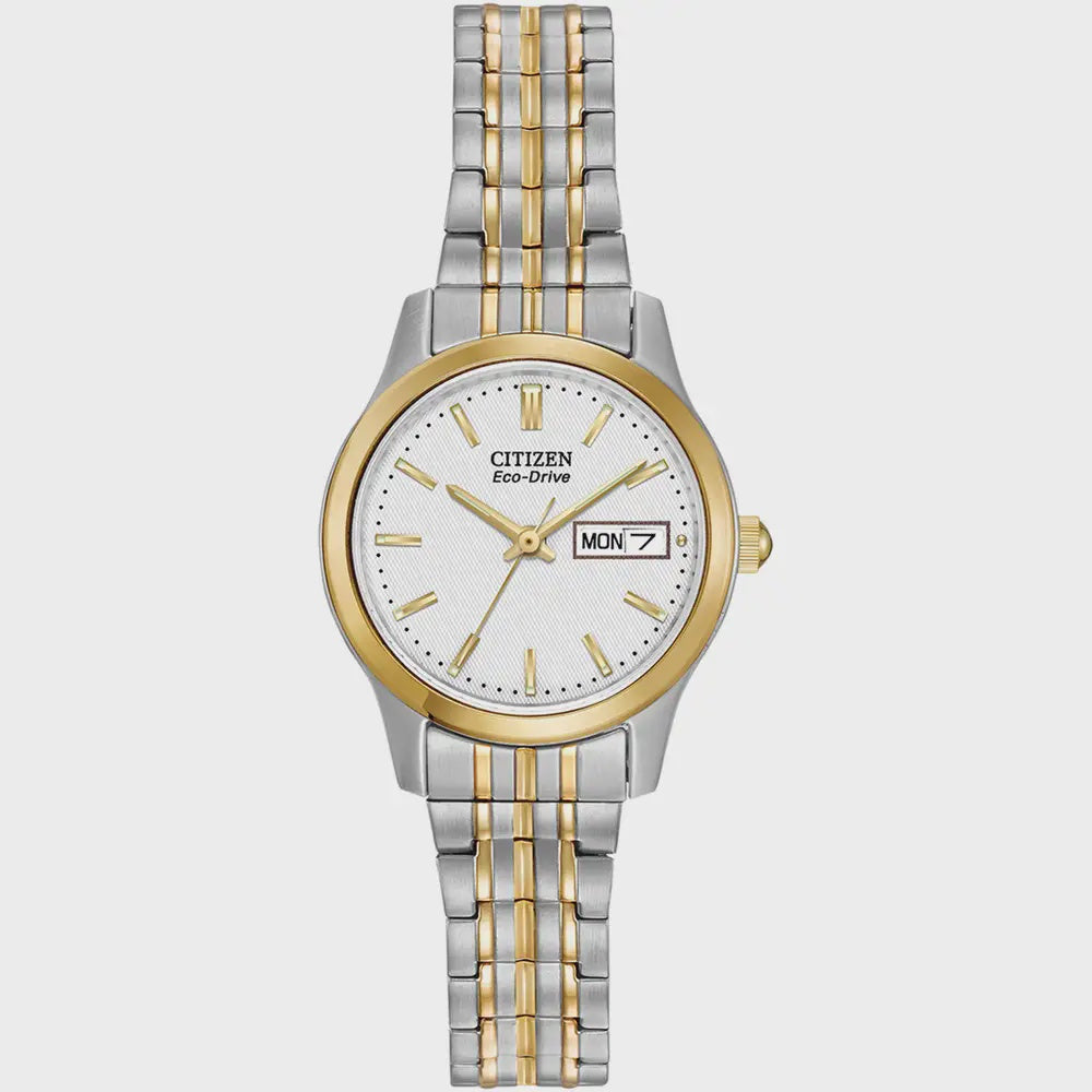 Citizen Ladies Two Tone Expander Strap Watch