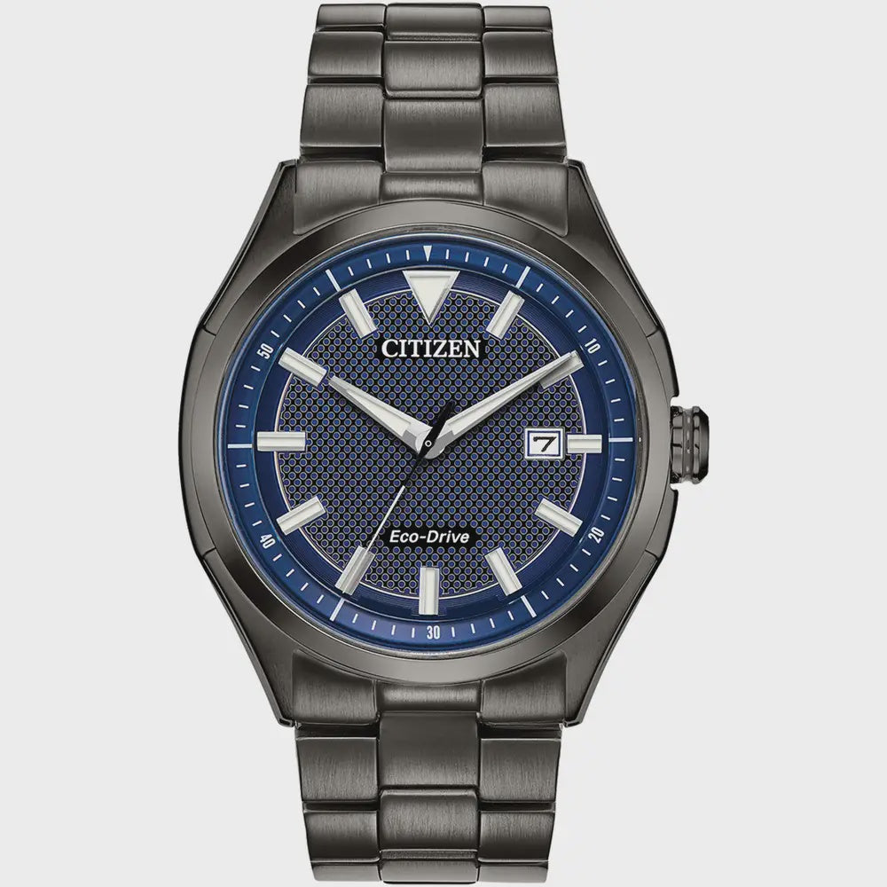 Gents Citizen Deep Grey Eco Drive Watch