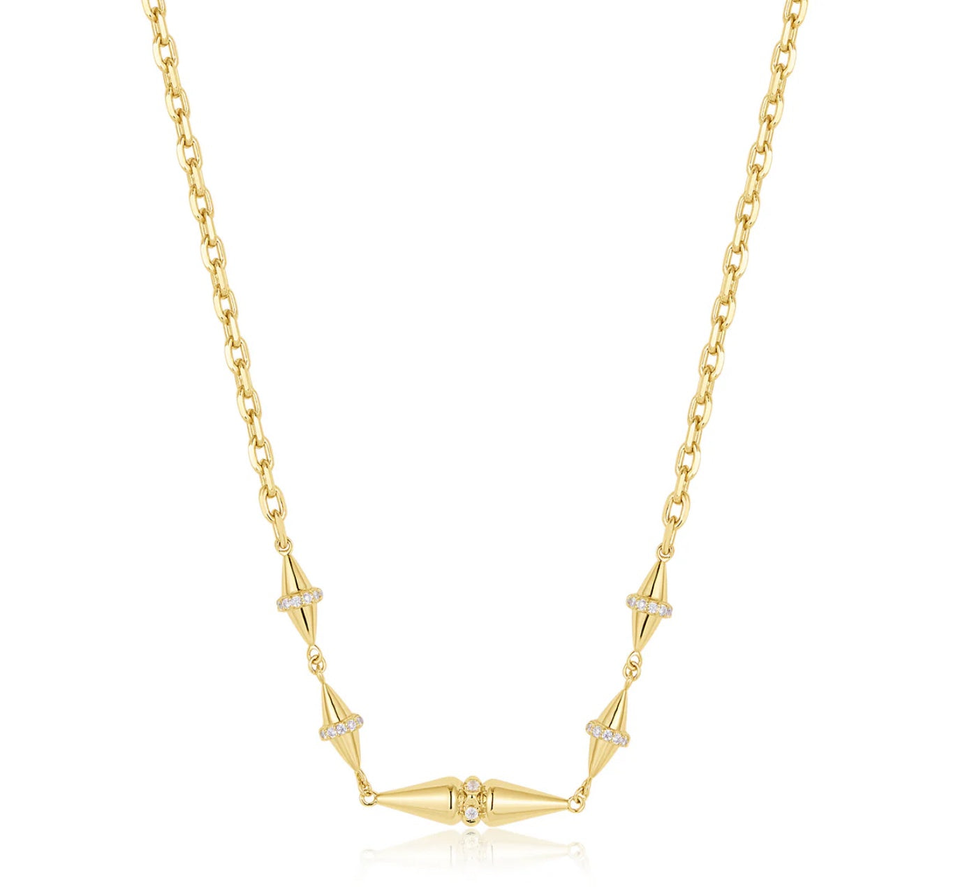 Geometric Chain Necklace