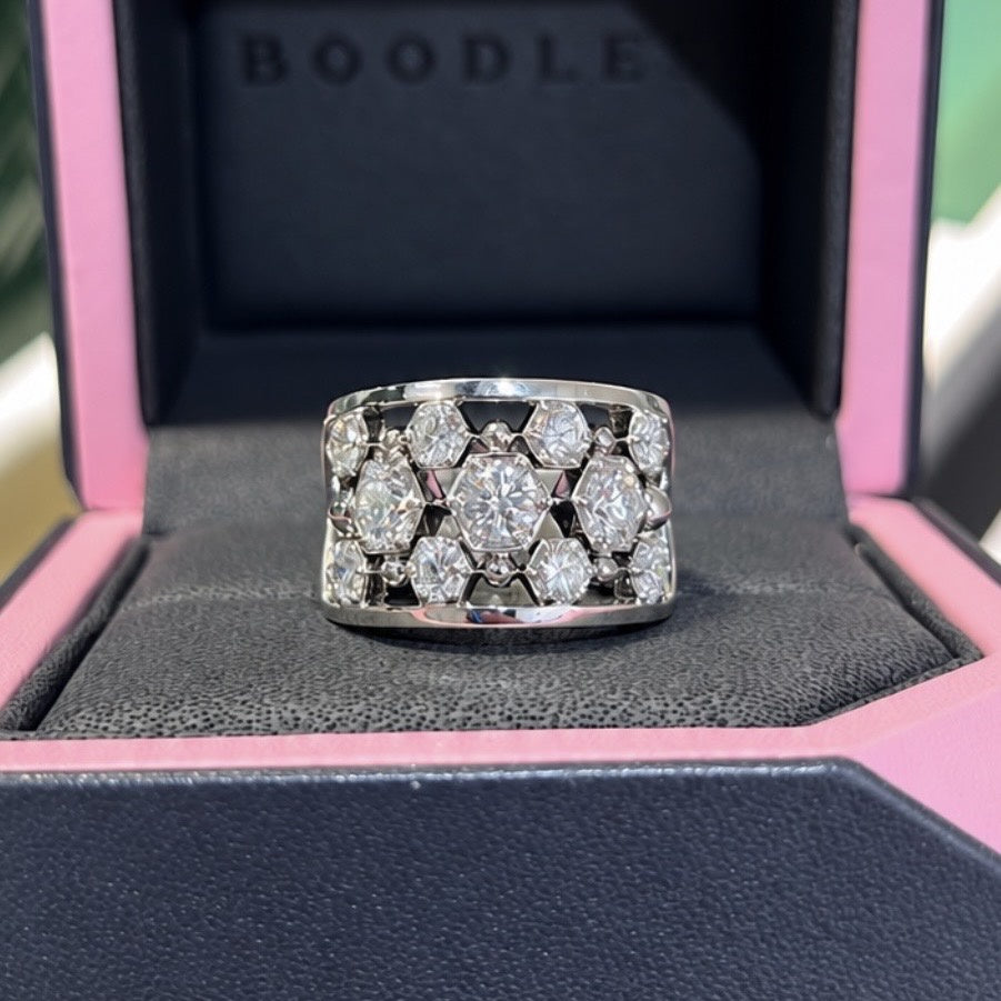 Pre-Owned Boodles 18ct White Gold Mega Circus 2.03ct Diamond Ring