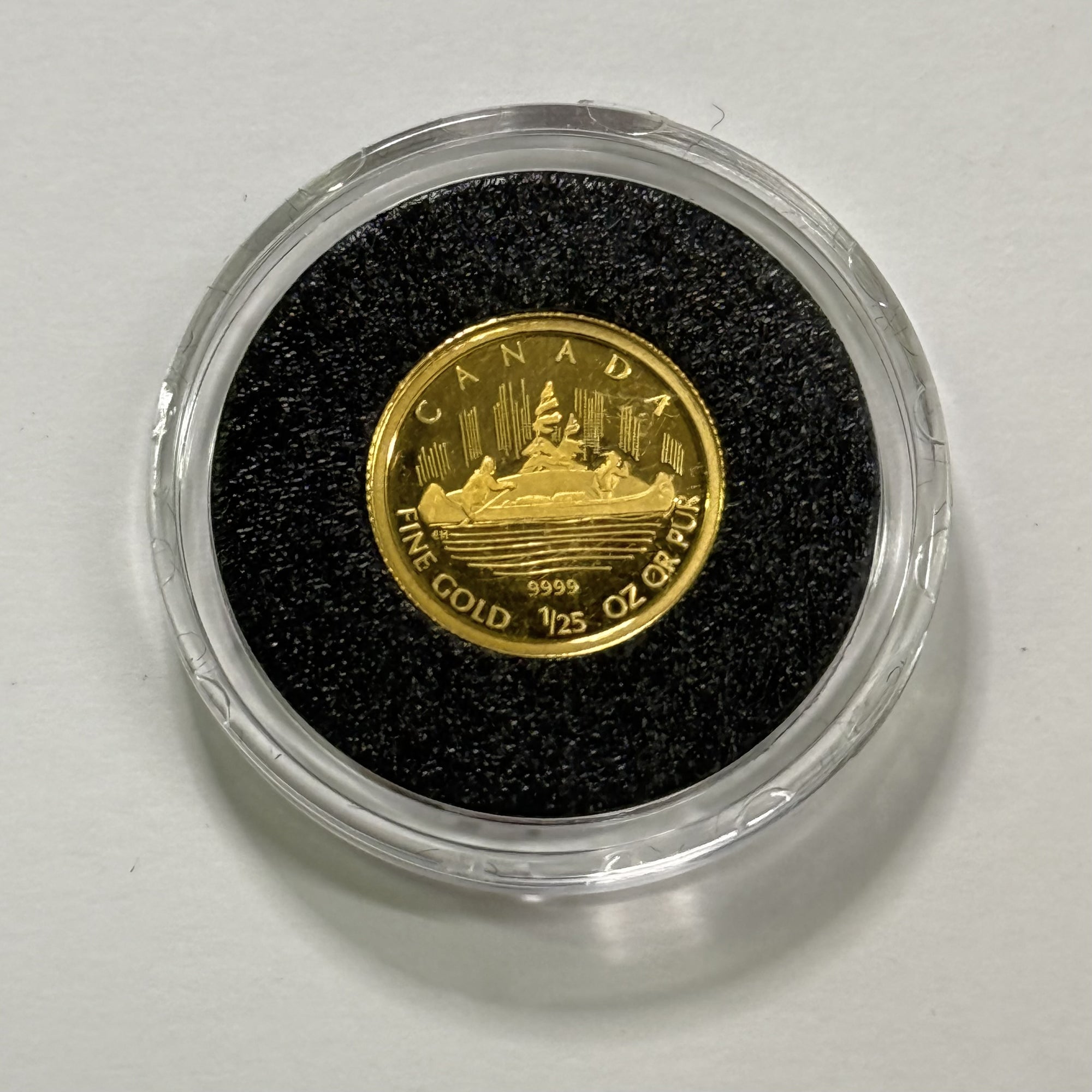 Pre-Owned 2005 Canada 50-cent Gold Voyageur Coin 1/25oz