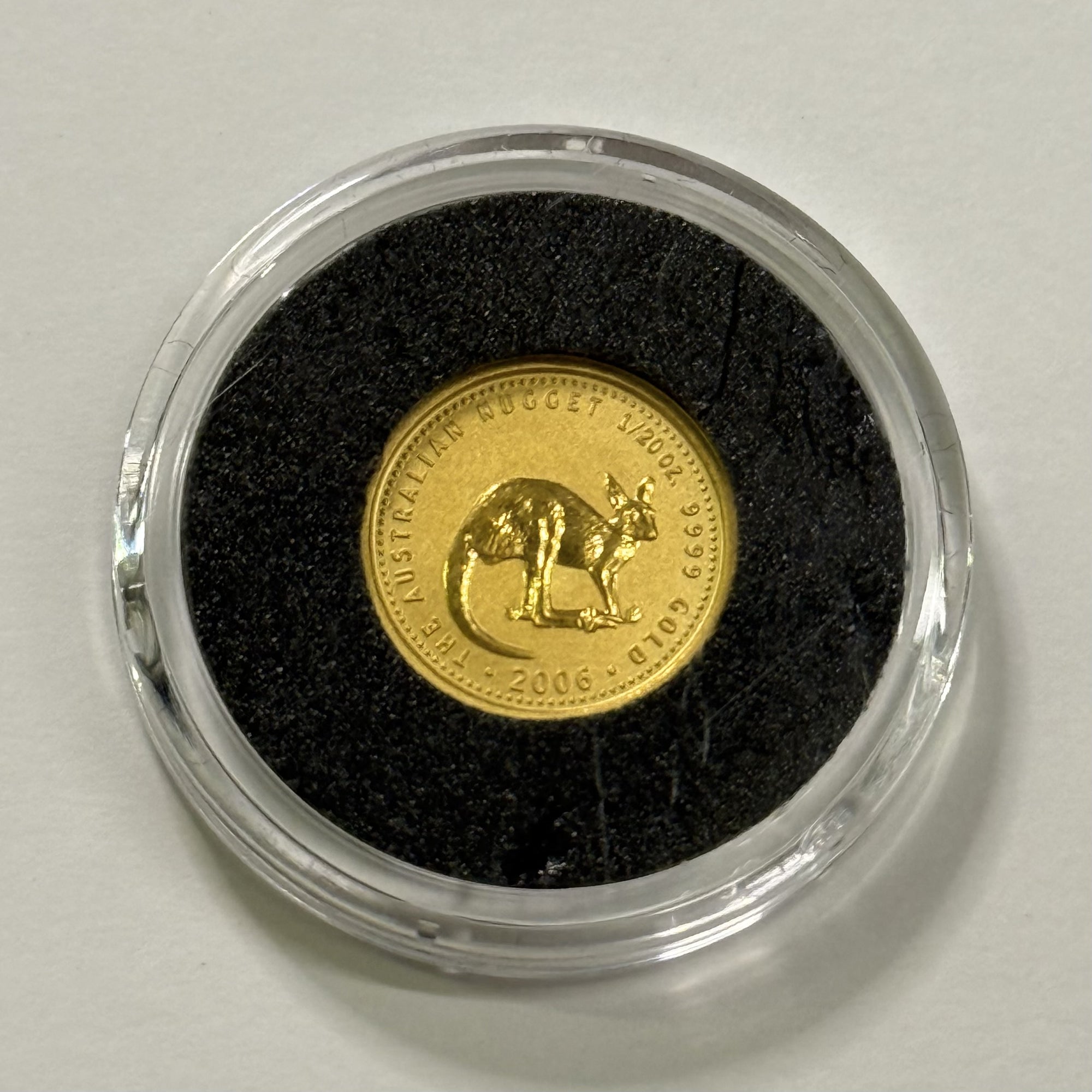 Pre-Owned 2006 Australian Kangaroo 1/20oz Gold Coin