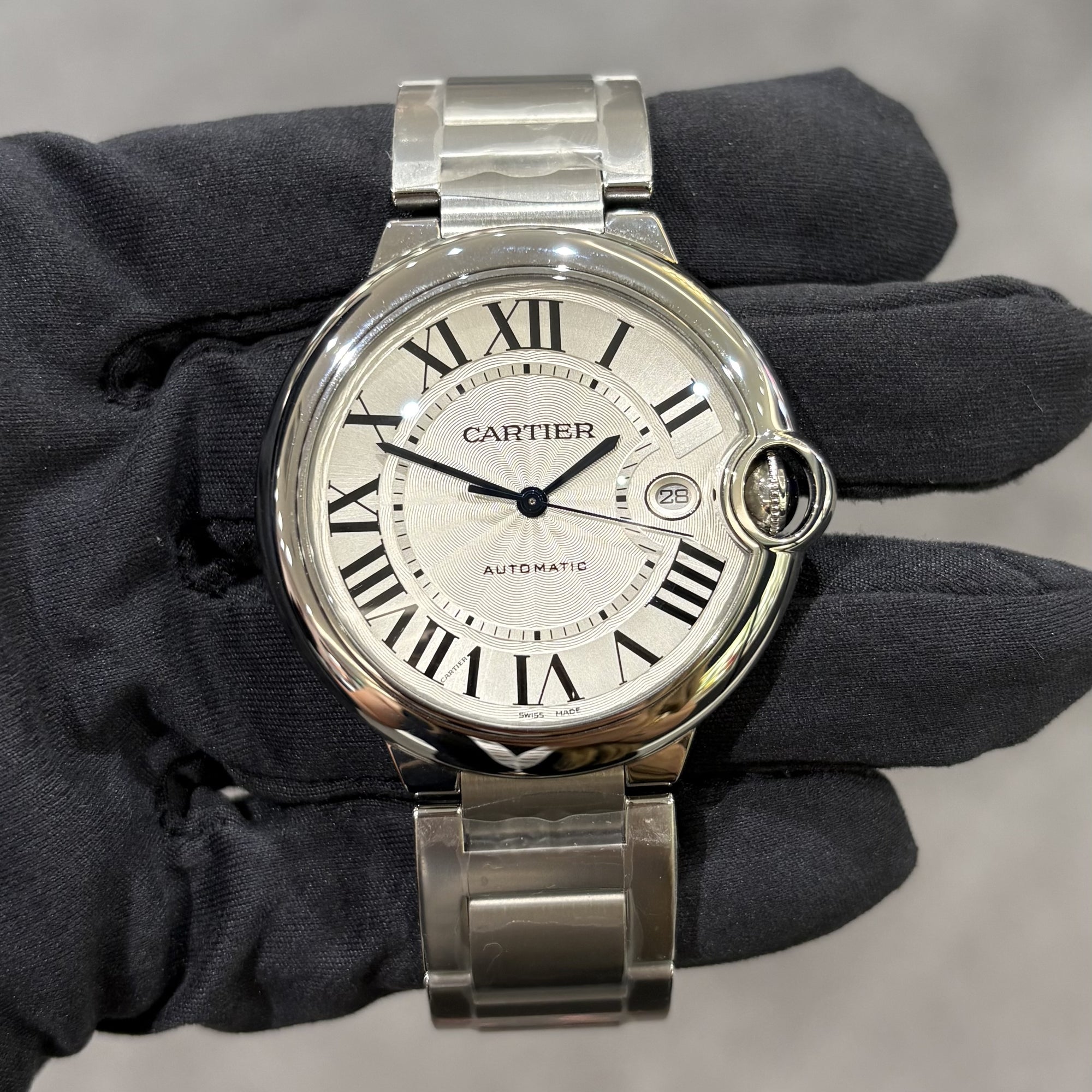 Pre-Owned Cartier Ballon Bleu 42mm Steel Automatic Watch 3765