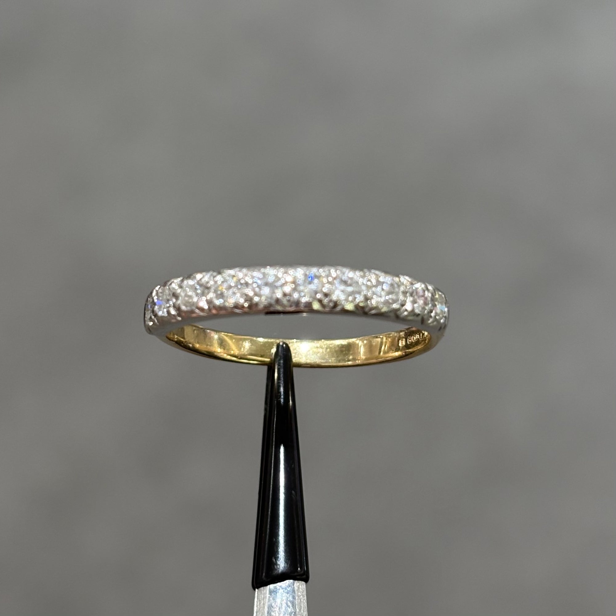 Pre-Owned 14ct Yellow Gold 0.45ct Diamond 1/2 ET Ring