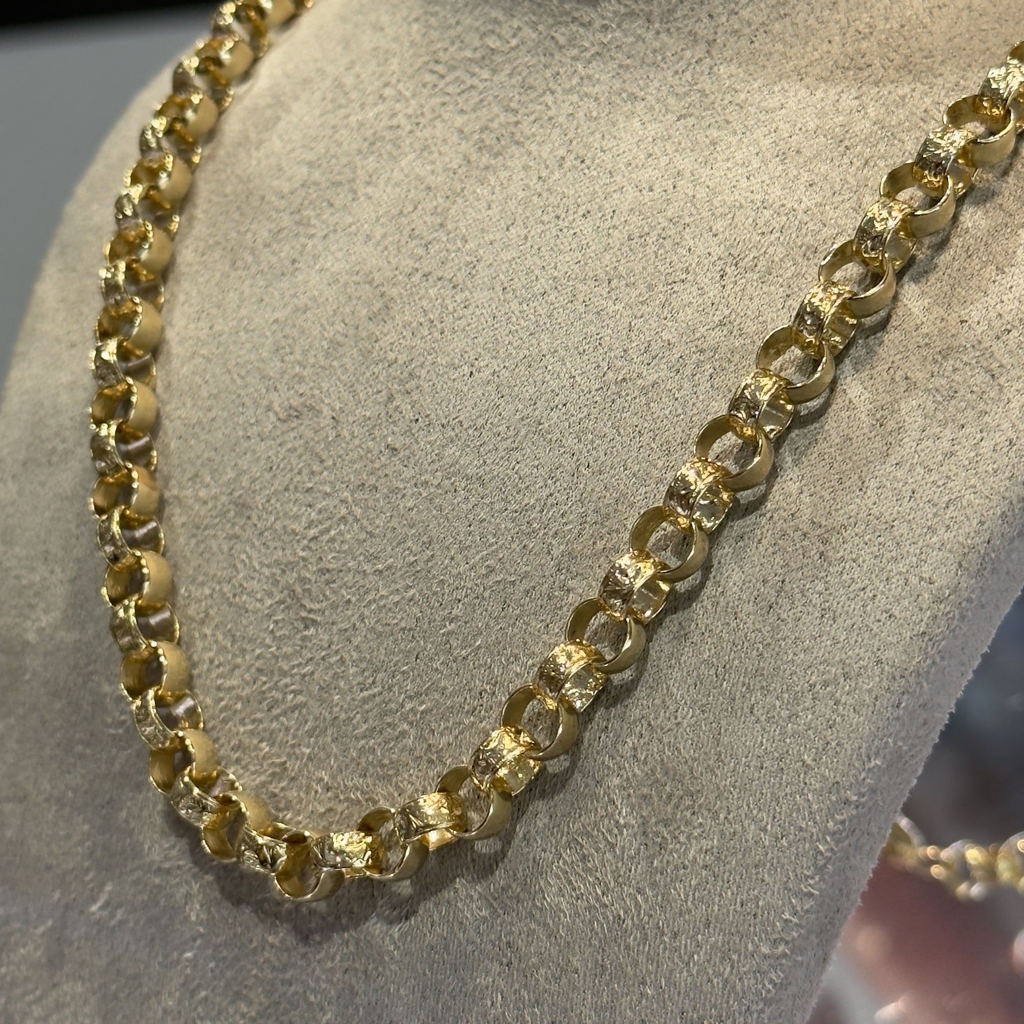 Pre-Owned 9ct Yellow Gold 27.5” Belcher Chain 59.4g