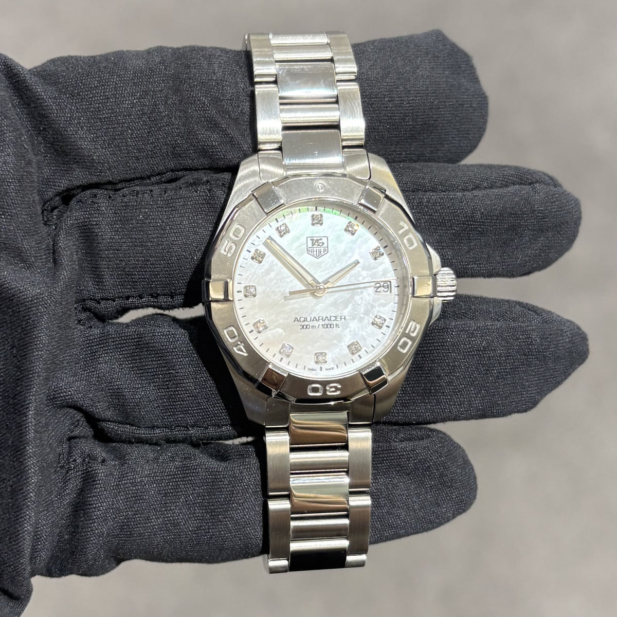 Pre-Owned Tag Heuer Aquaracer Quartz Ladies Watch WAY1313