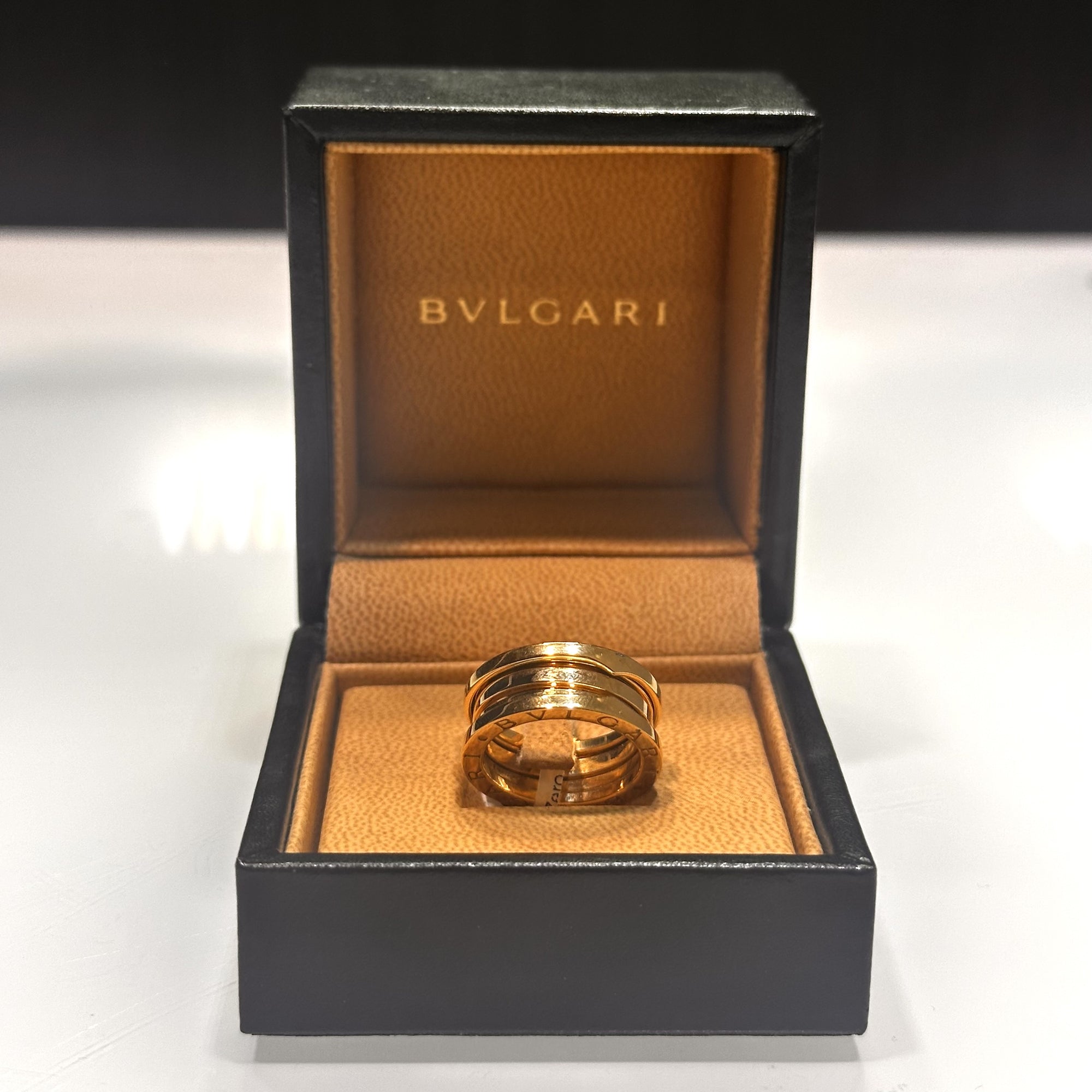 Pre-Owned 18ct Yellow Gold Bvlgari B.Zero 1 Band Ring