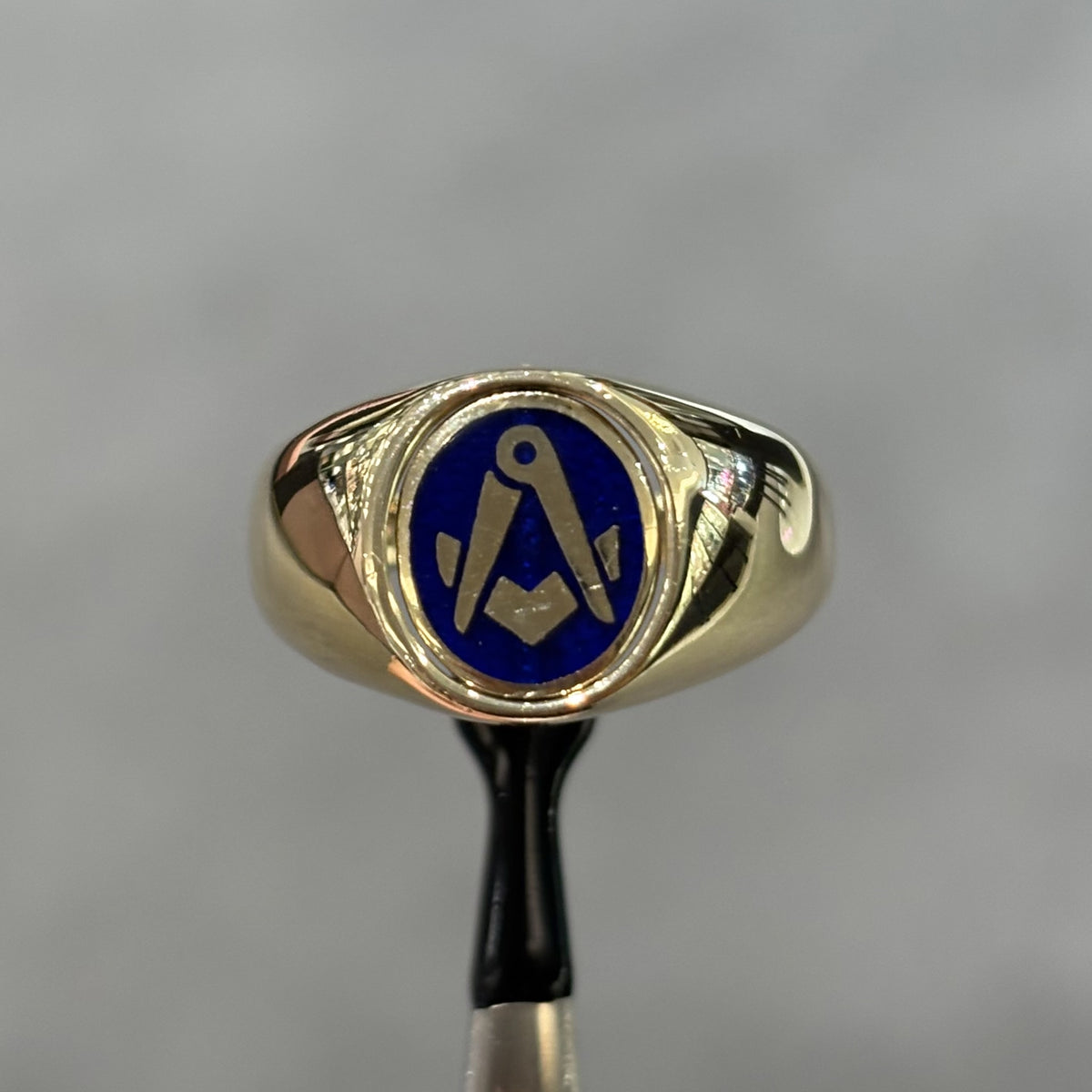 Pre-Owned 9ct Yellow Gold Swivel Masonic  Ring