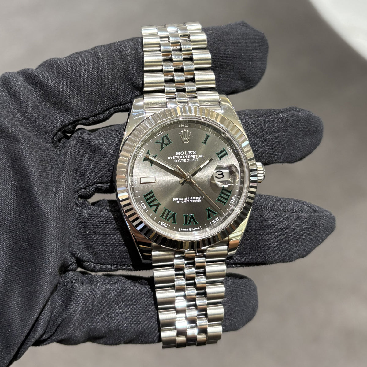 Pre-Owned Rolex Datejust 41 ‘Wimbledon’ 126334