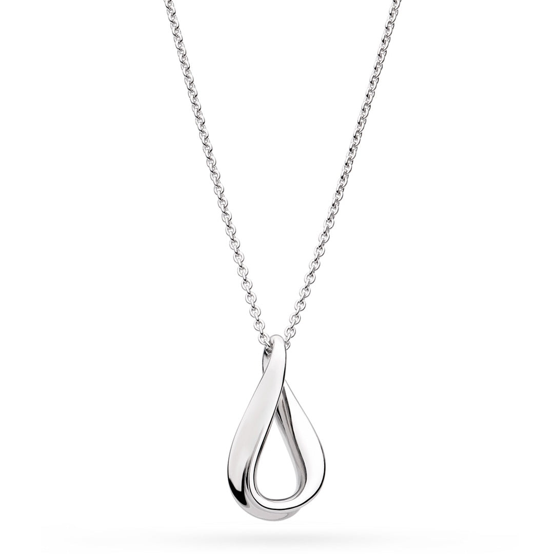 Silver Serenity Dainty Necklace 18"
