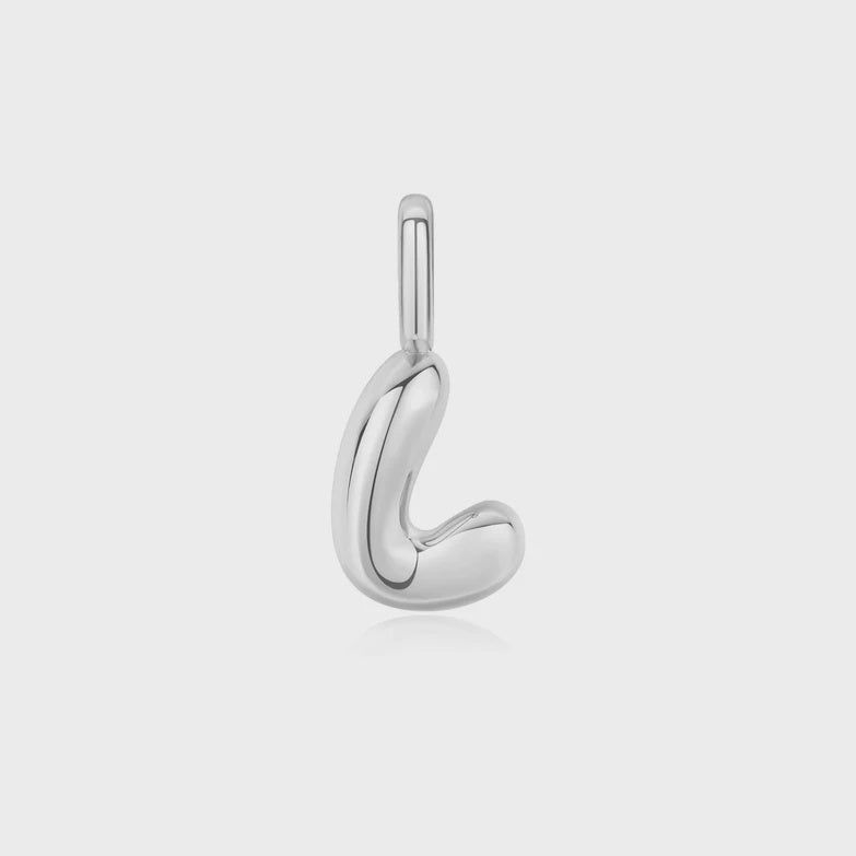 Silver Letter 'L' Charm