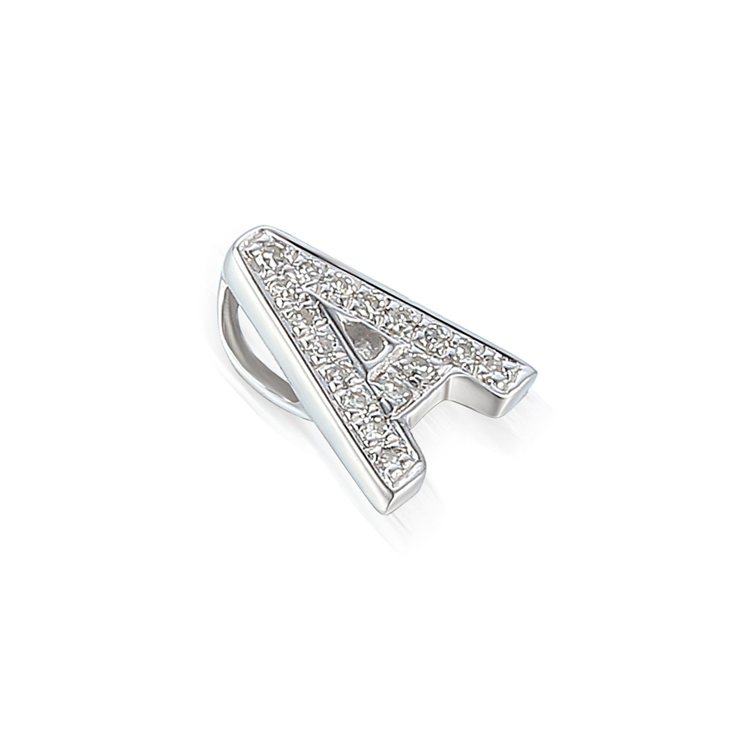 9ct 0.04ct Dia Initial A Pendant