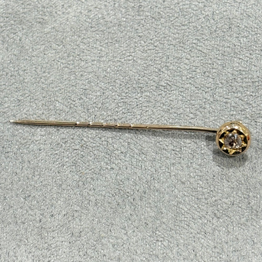 Pre-Owned Vintage 0.20ct Old Mine Cut Lapel