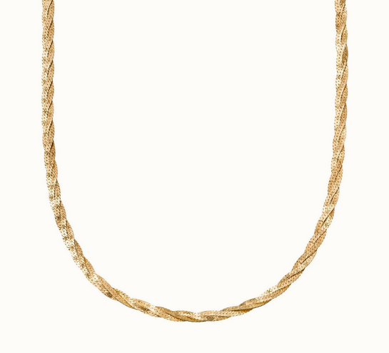 Silver Gold Plated Chain Necklace