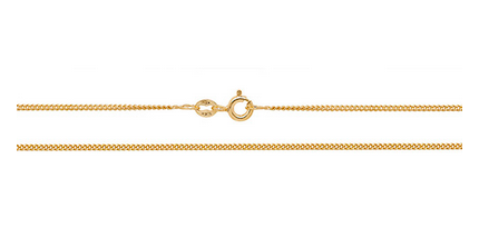 18ct Yellow Gold Close Curb Chain