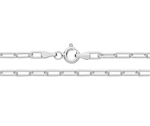 Silver Paperclip Chain