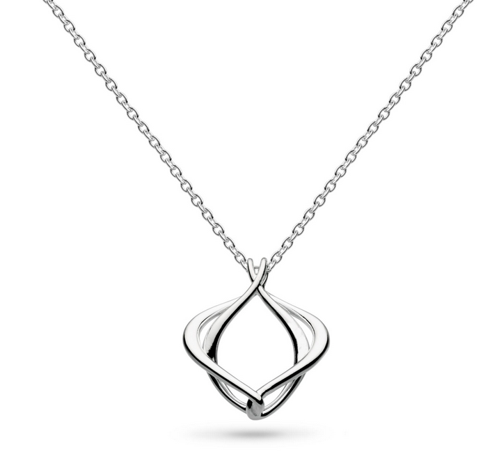 Silver Alicia Petite Necklace 18"