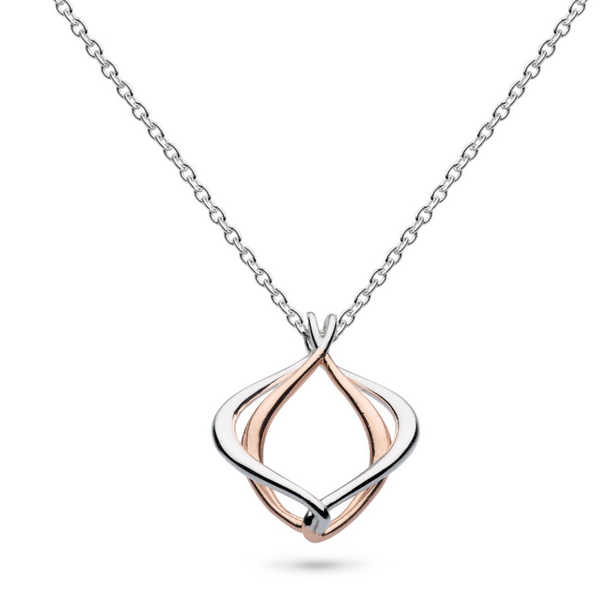Silver Alicia Rose Petite Necklace 18"