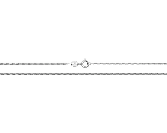 Silver Fine Curb Chain 1.20mm