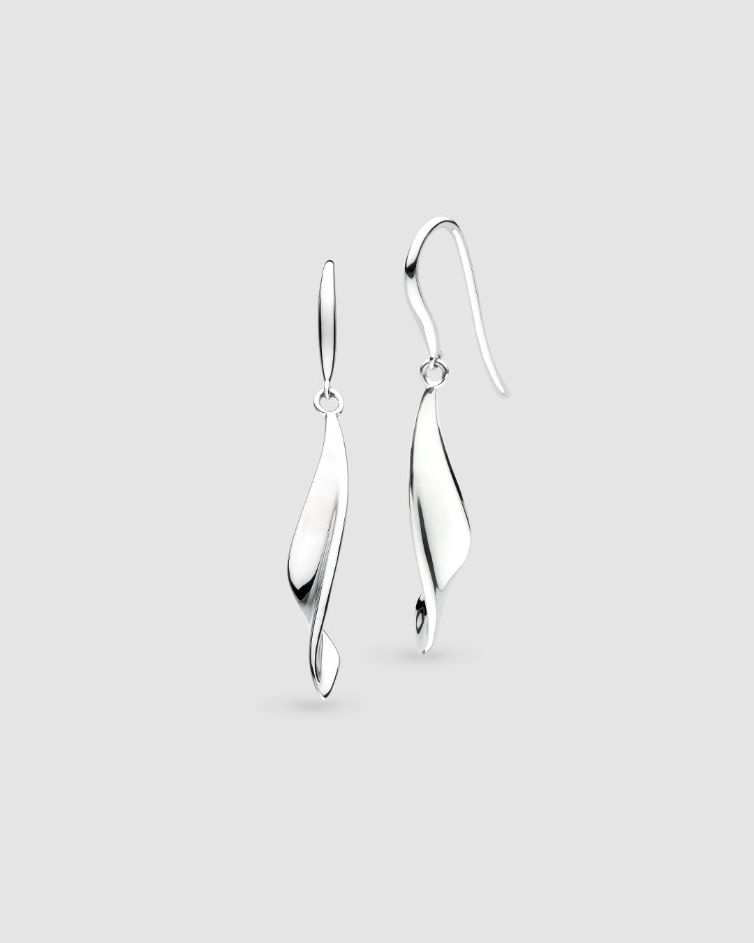 Serenity Curve Drop Earrings