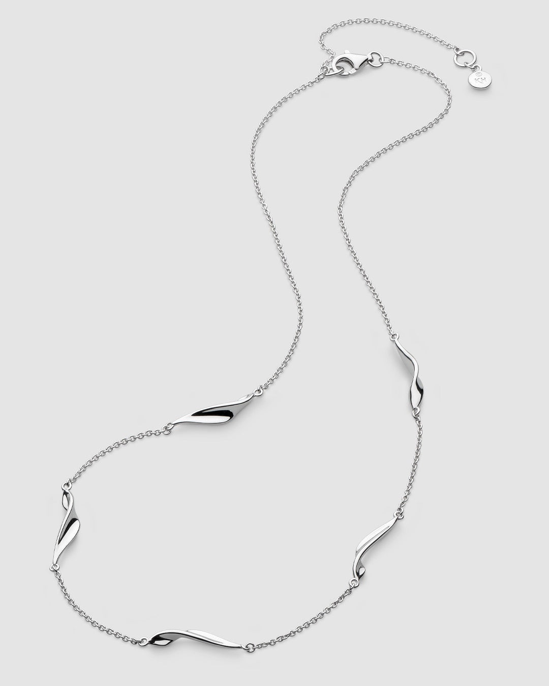 Serenity Curve Station Necklace