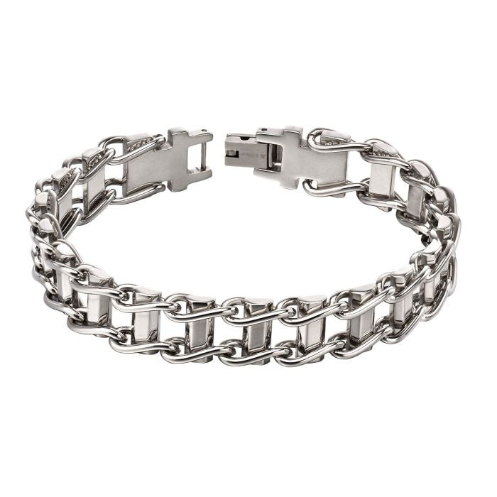 Men's Stainless Steel Bike Chain Bracelet