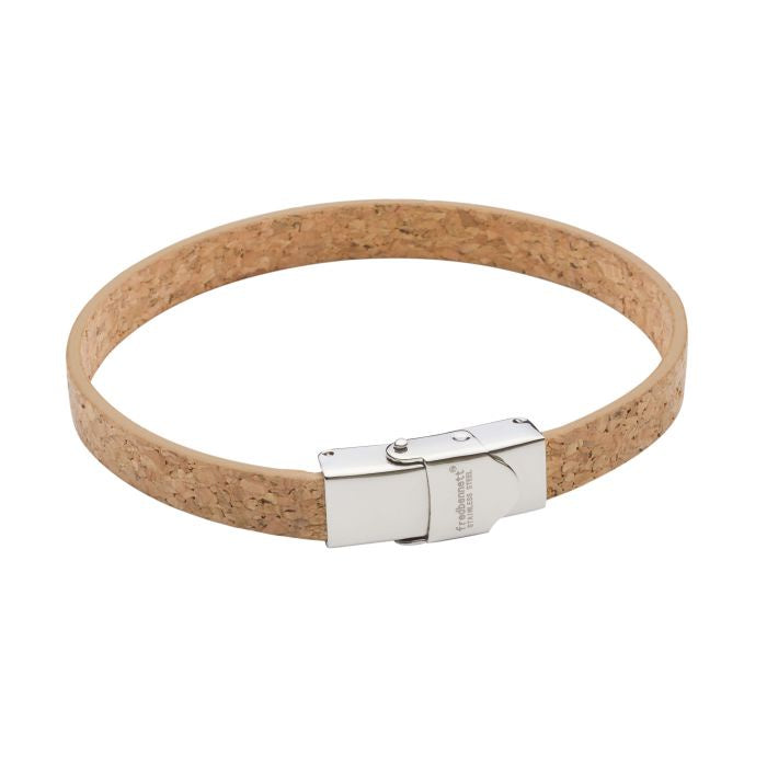 Flat Natural Cork Men's Bracelet