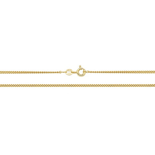 9ct Yellow Gold Close Curb Chain CH162