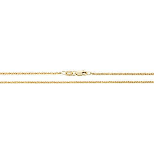 9ct Yellow Gold Spiga Chain CH429