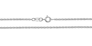 18ct White Gold Cable Chain CQ432W