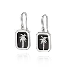 Sterling Silver Palm Tree Earrings