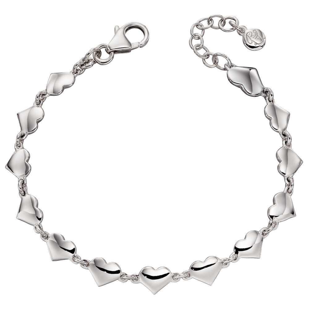 Eos – Silver Multi Heart bracelet