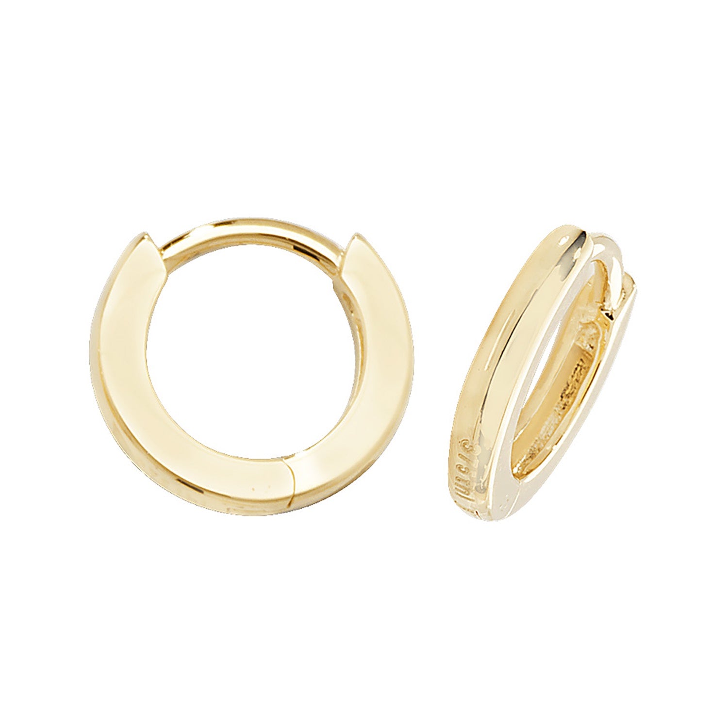 9ct Yellow Gold Hinged Earrings