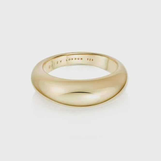 Silver Gold Plated Estée Lalonde Dome Ring