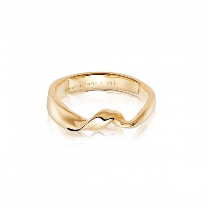 Silver Gold Plated Estée Lalonde Flow Ring