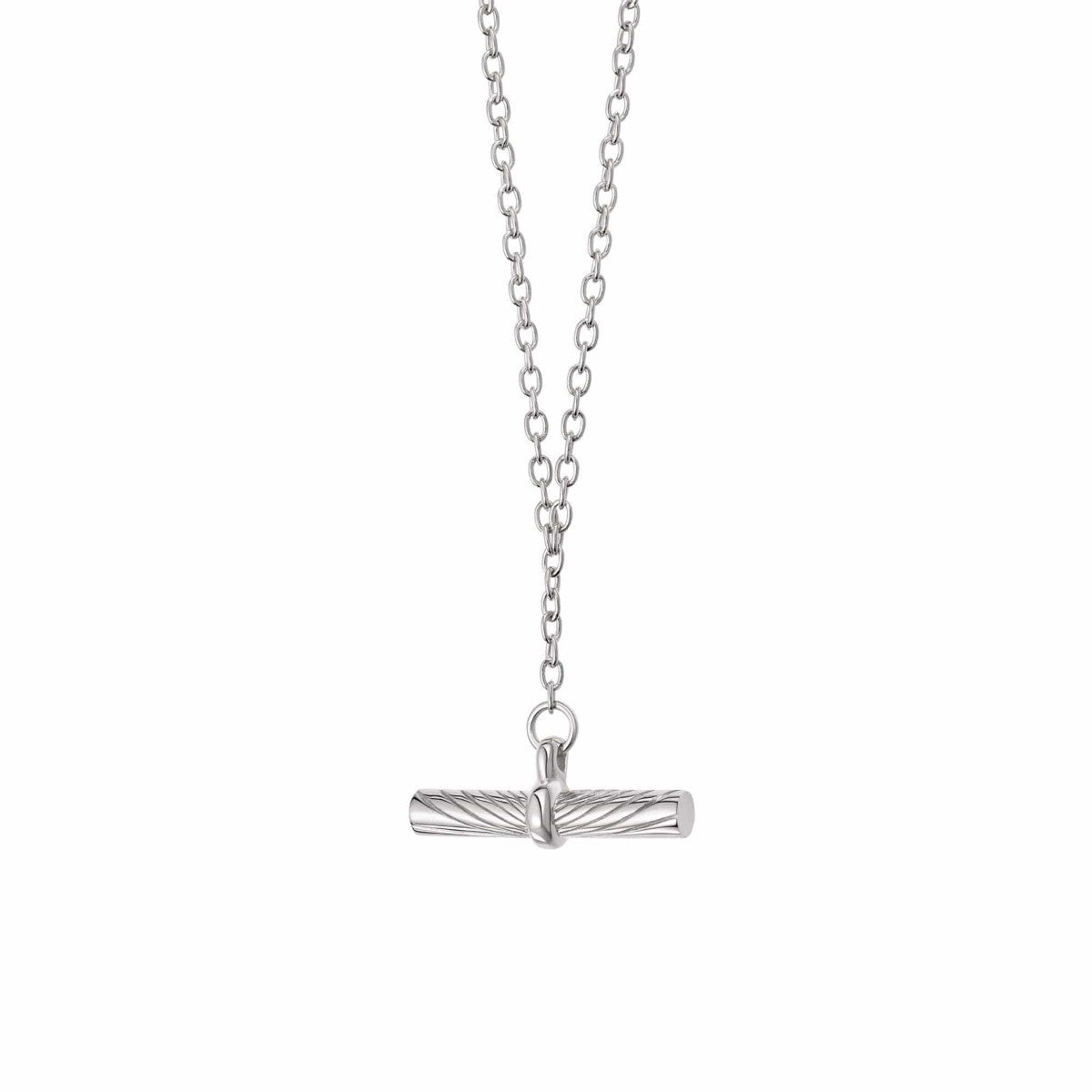 Sterling Silver Estée Lalonde T Bar Necklace