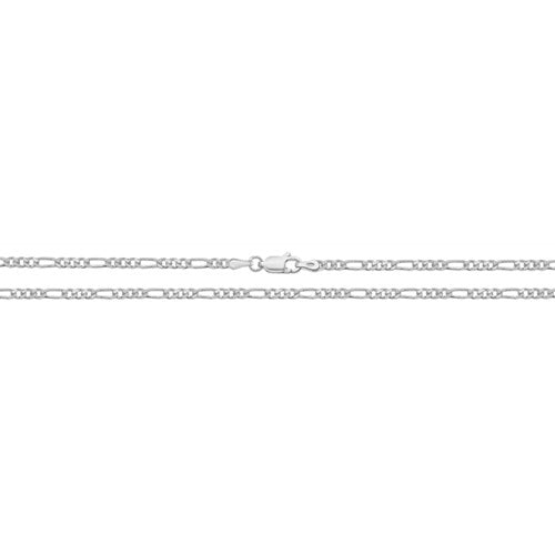 Silver Light Figaro Chain G1143
